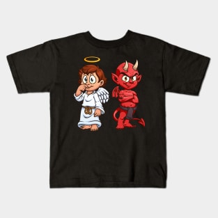 Angel and devil Kids T-Shirt